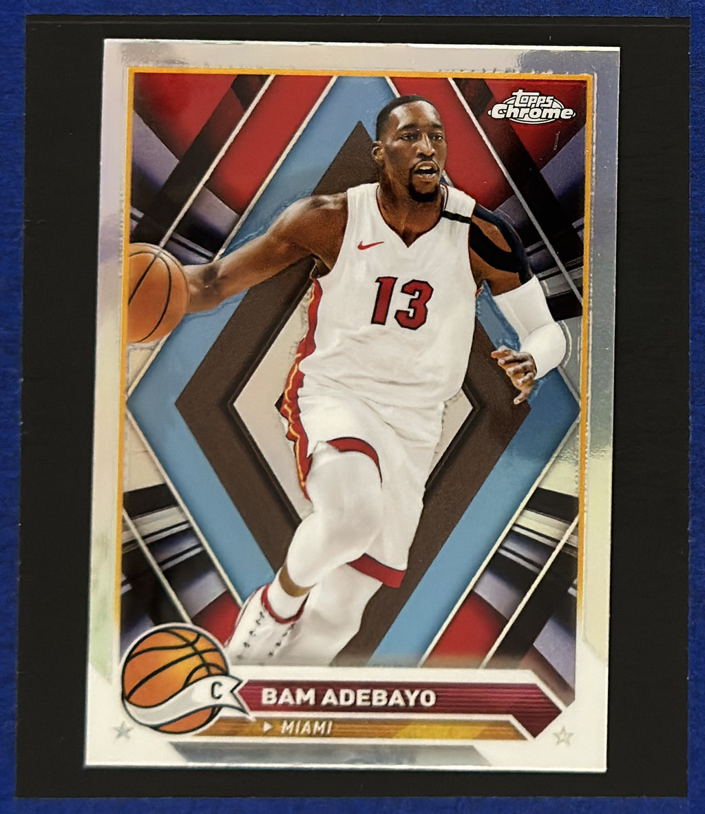 2023-24 Topps Chrome Refractor Bam Adebayo #99 — front view