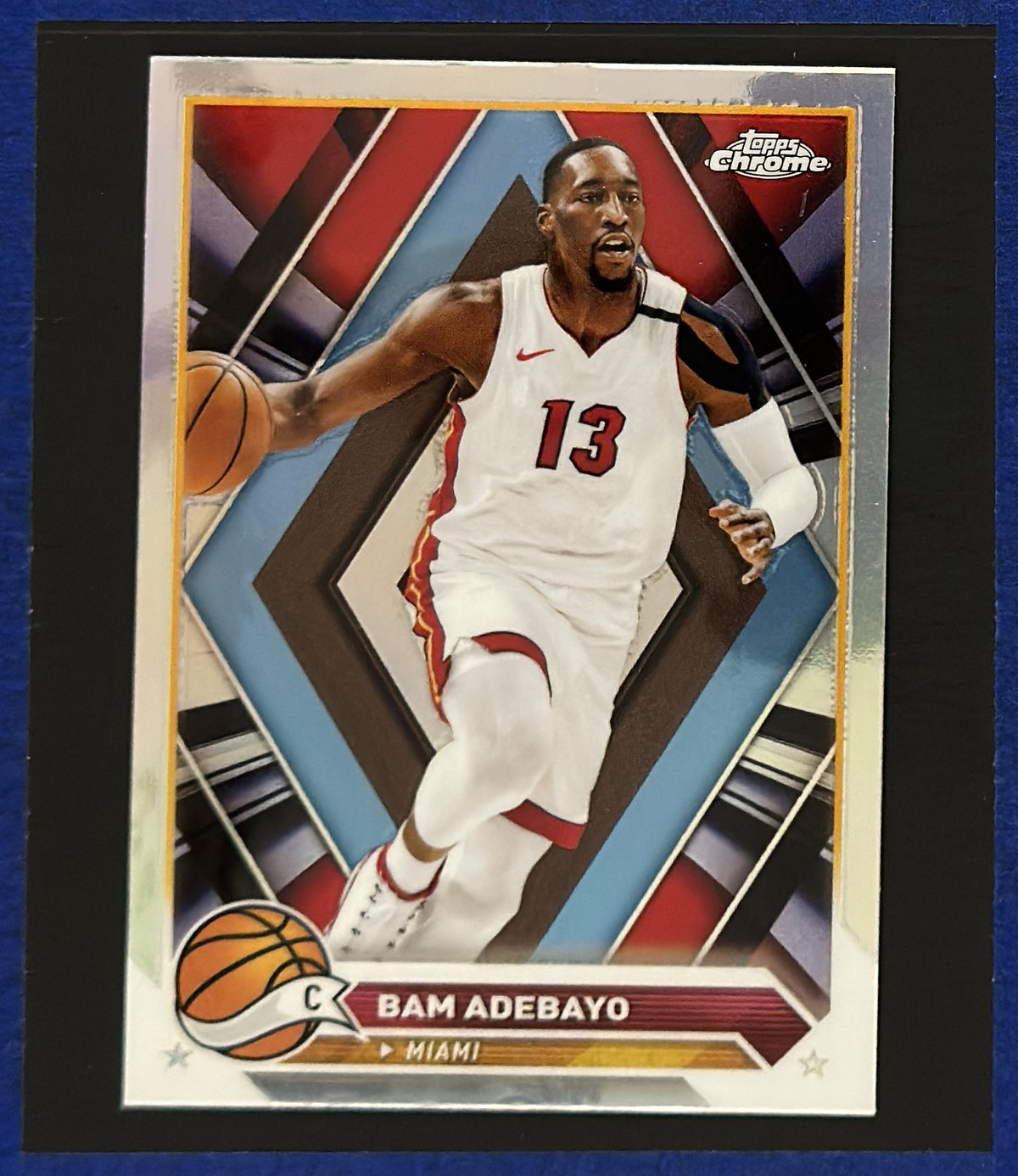 2023-24 Topps Chrome Refractor Bam Adebayo #99 — front view