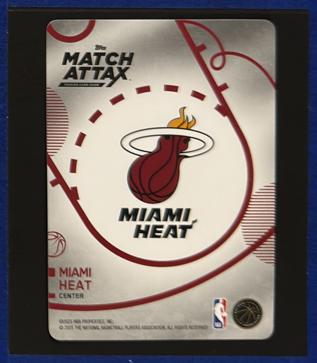 2025-26 Topps Match Attax Player of the Game Bam Adebayo #PG-BA back