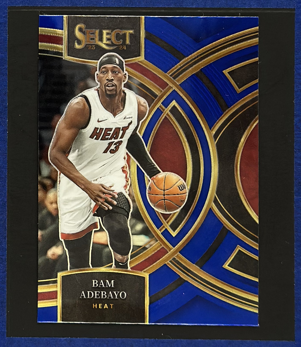 2023-24 Panini Select Premier Level Silver Bam Adebayo #142 — front view