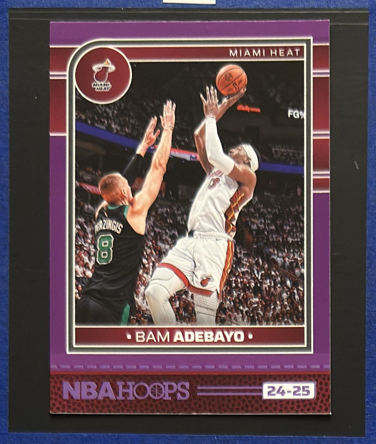 2024-25 Panini NBA Hoops Purple Bam Adebayo #152 front
