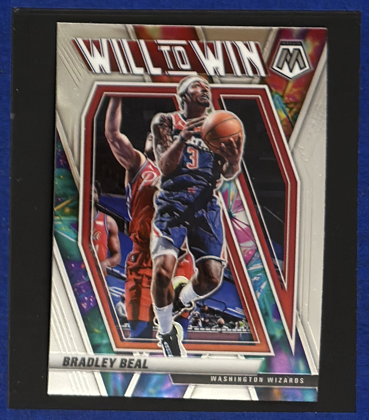 2020-21 Panini Mosaic Will to Win Bradley Beal #5 front
