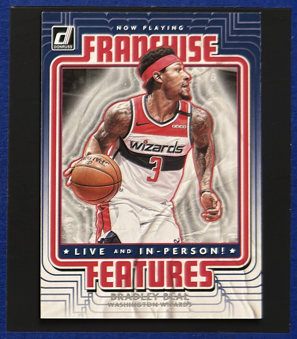 2020-21 Panini Donruss Franchise Features Bradley Beal #30 — front view