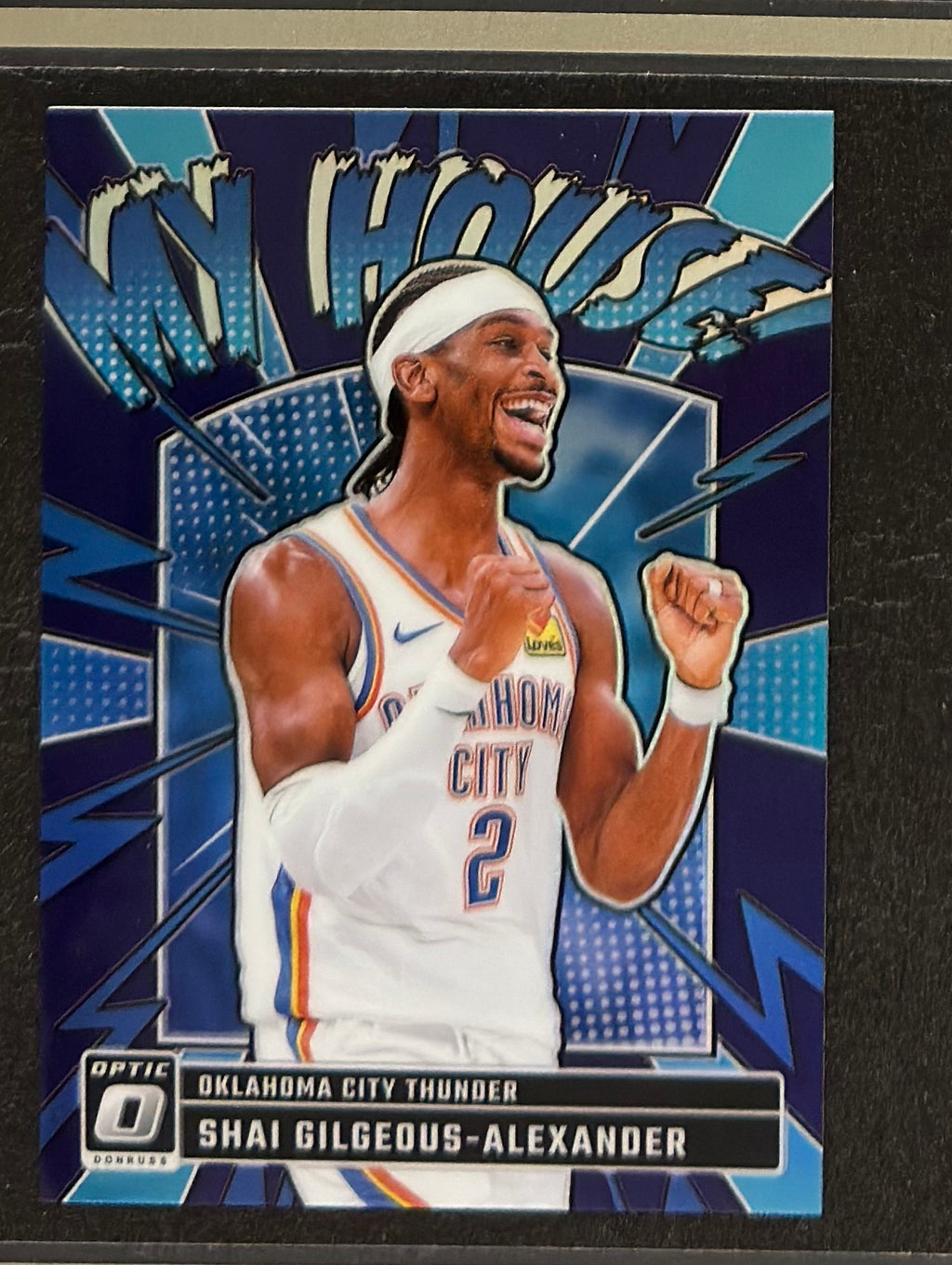 2024-25 Panini Donruss Optic Purple My House! Shai Gilgeous-Alexander #6 — front view