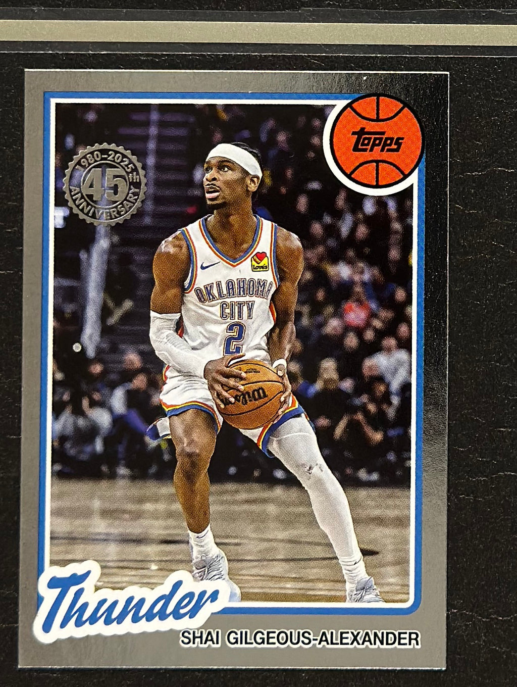 2025-26 Topps 1980-81 Topps Basketball Shai Gilgeous-Alexander #80BK-91 — front view