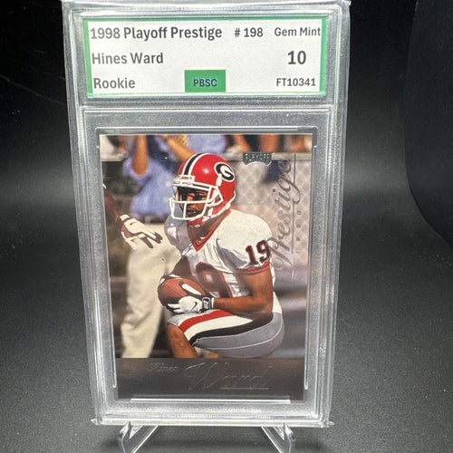 1998 Playoff Prestige - Hines Ward #198 Retail (RC) PBSC 10 (2) — photo 1 of 2