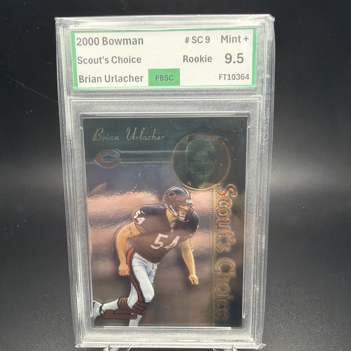 2000 Bowman - Scout's Choice Brian Urlacher #SC9 (RC) PSA 9 — photo 1 of 2