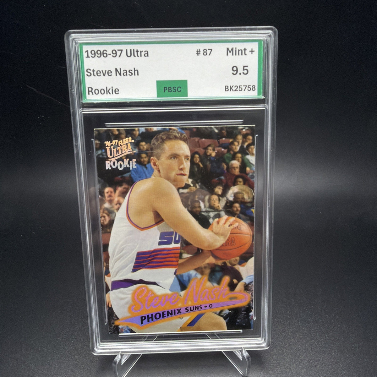 1996-97 Fleer Ultra Steve Nash Rookie RC #87 Suns PBSC 9.5 — photo 1 of 2