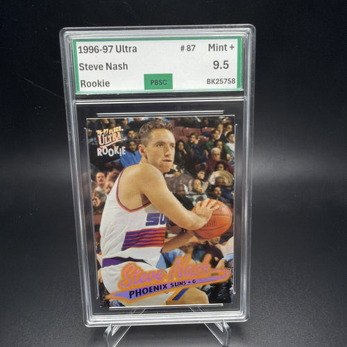 1996-97 Fleer Ultra Steve Nash Rookie RC #87 Suns PBSC 9.5 — photo 1 of 2