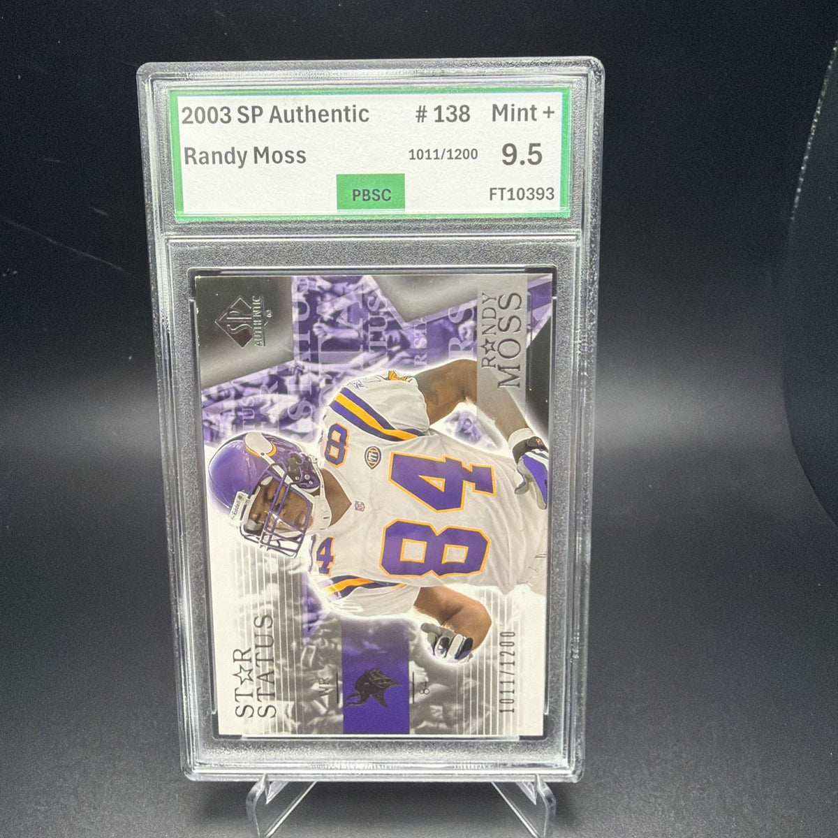 2003 SP Authentic - Star Status Randy Moss #138 /1200 — photo 1 of 3