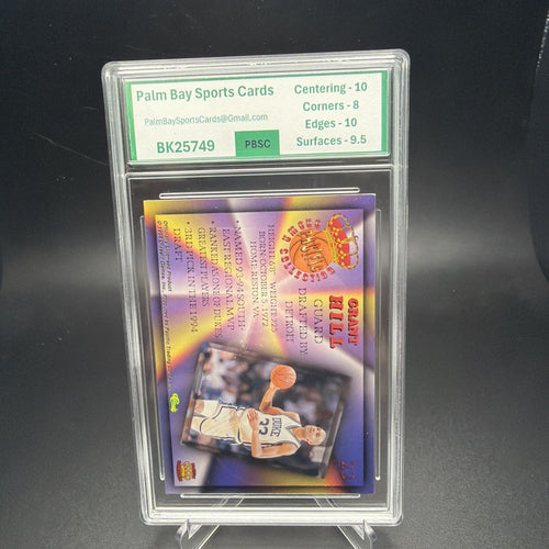 1994-95 Pacific Prisms Grant Hill Rookie RC #23 Duke Blue Devils PBSC 9 (1) — photo 2 of 2