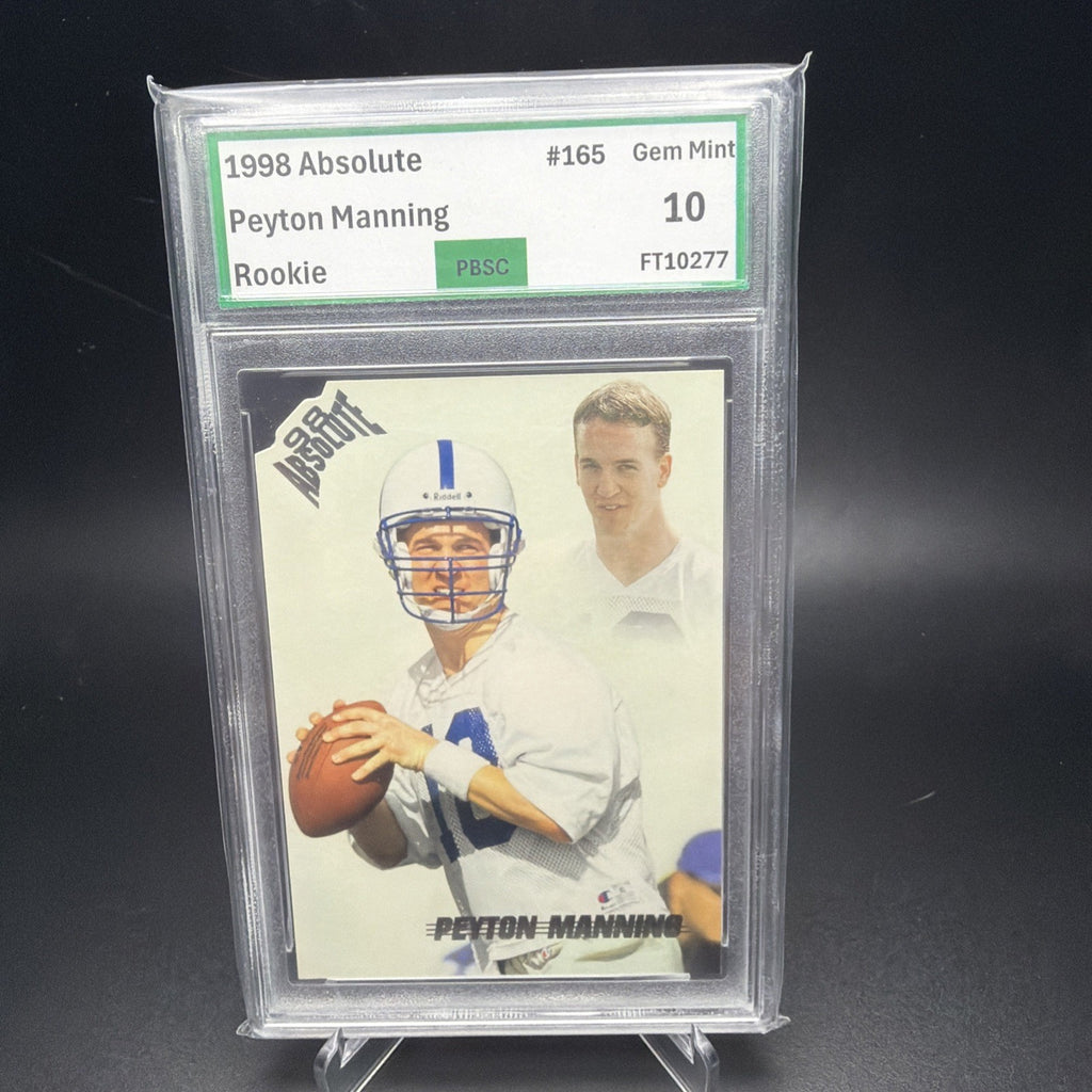 Peyton Manning 1998 Playoff Absolute #165 RC PBSC 10 — photo 1 of 2