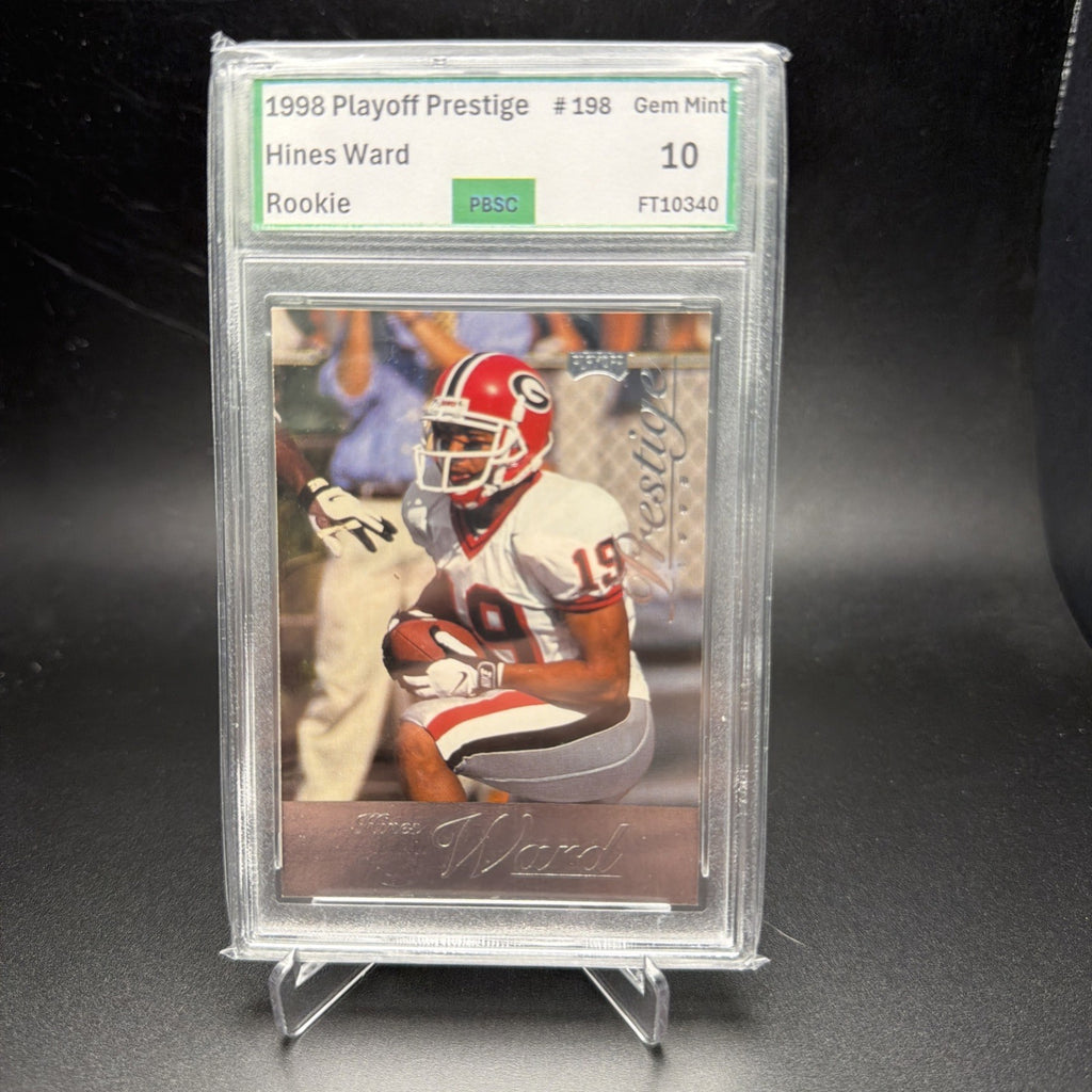 1998 Playoff Prestige - Hines Ward #198 Retail (RC) PBSC 10 (1) — photo 1 of 2