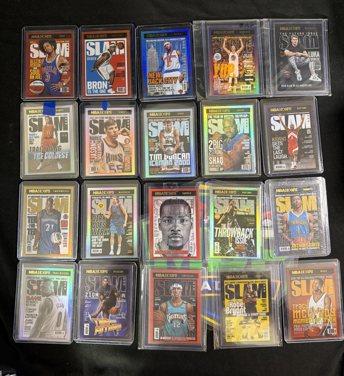 2020-21 Panini NBA Hoops SLAM Complete 20 Card Set ALL HOLO Kobe Lebron Curry — photo 1 of 21