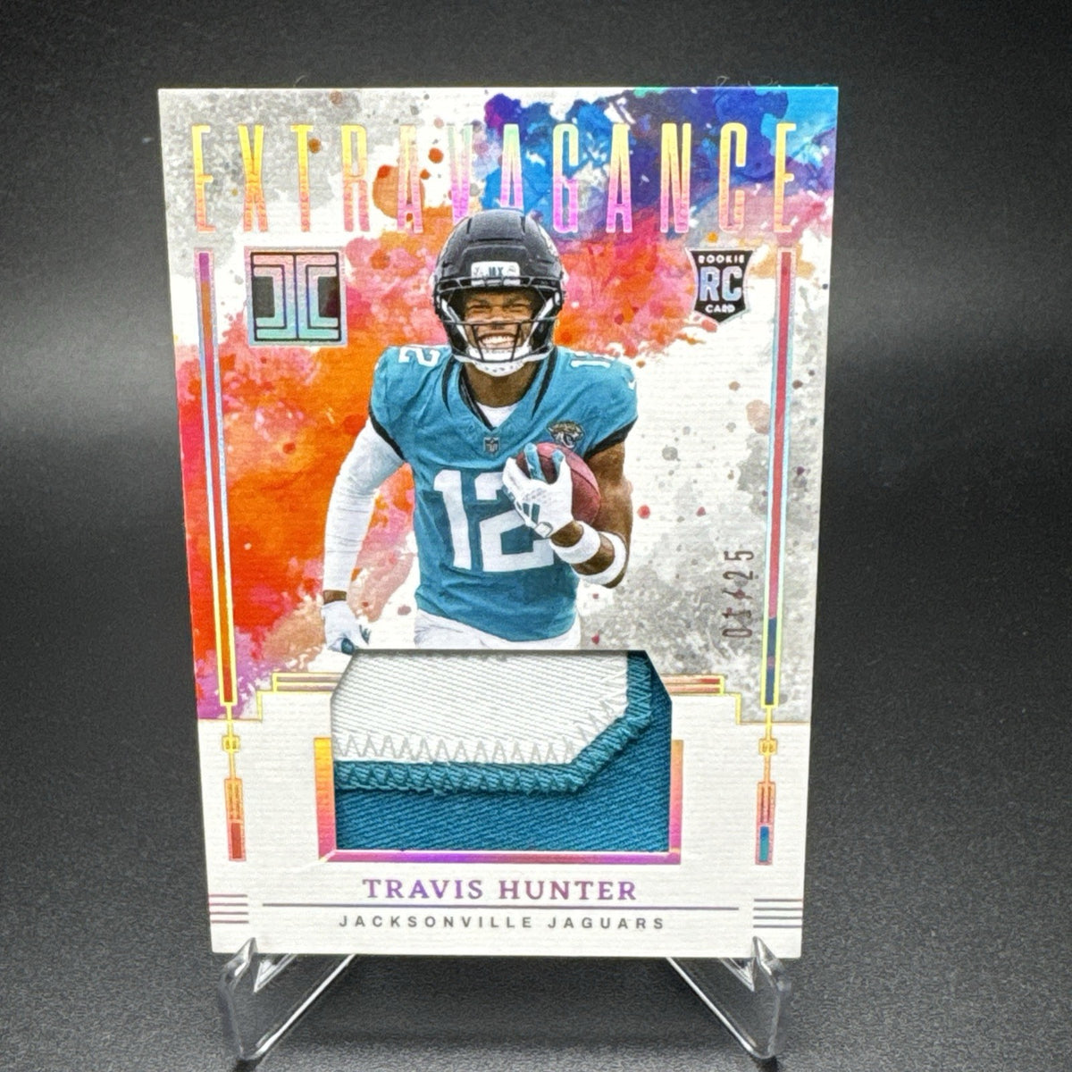 2025 Panini Impeccable Extravagance Patches Travis Hunter RC 1/25=1/1 EP-THR — photo 1 of 3