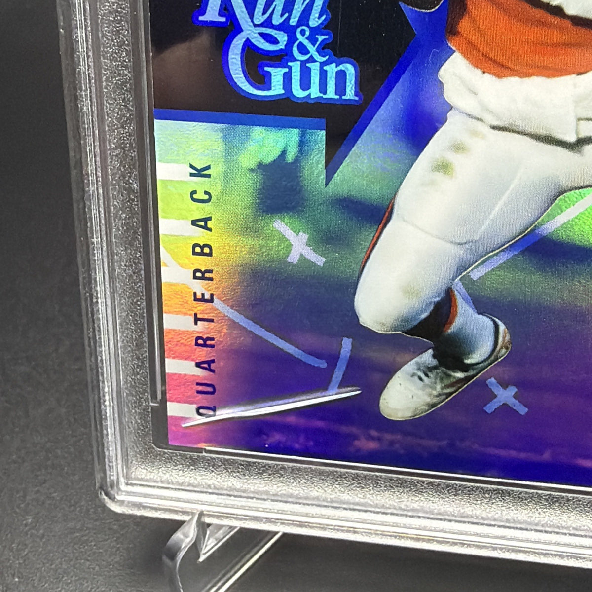 1997 Leaf Run And Gun Elway/Davis /3500 PBSC 9.5 — photo 2 of 3