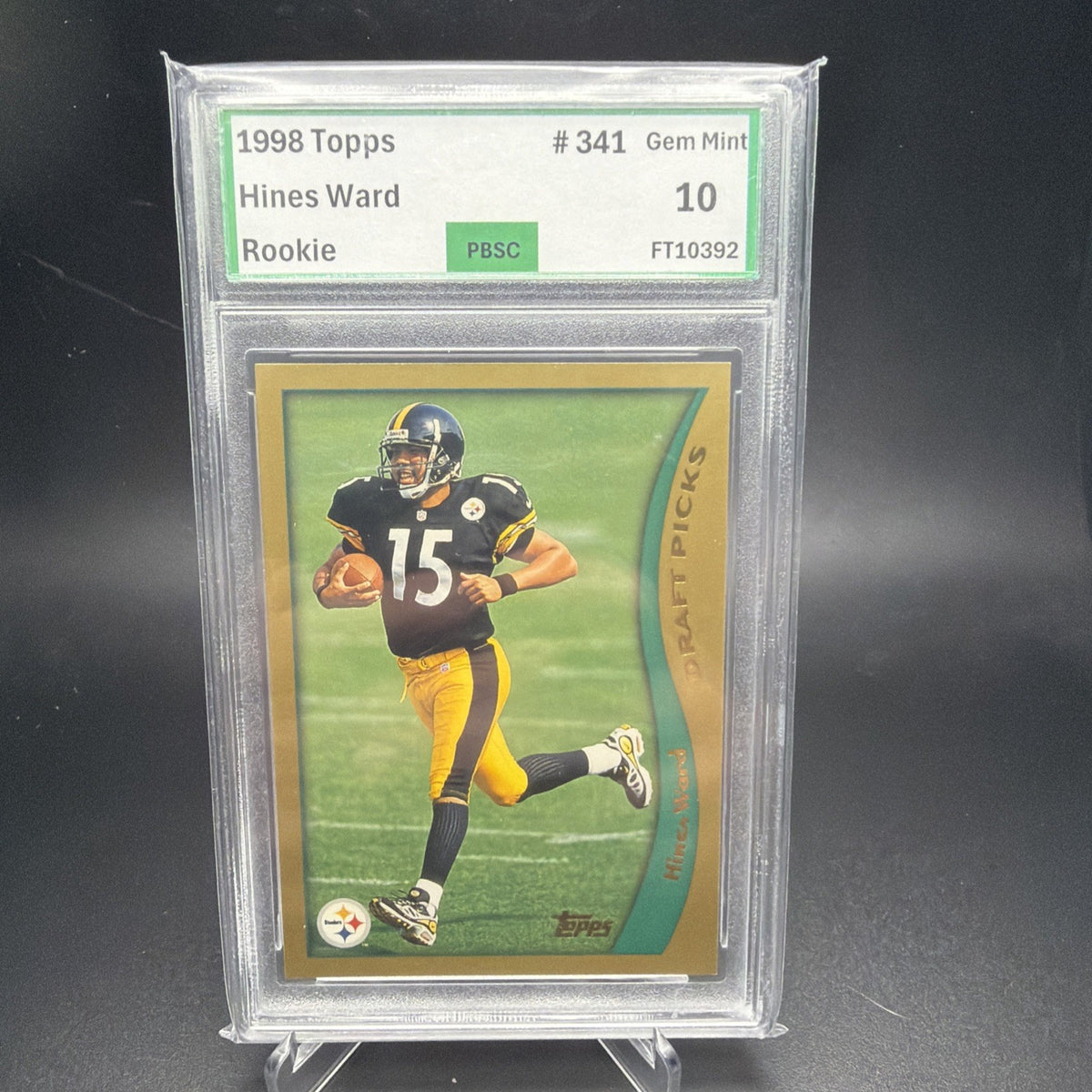 1998 TOPPS #341 HINES WARD RC PBSC 10 (1) — photo 1 of 2