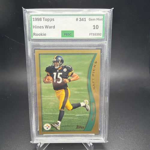 1998 TOPPS #341 HINES WARD RC PBSC 10 (1) — photo 1 of 2