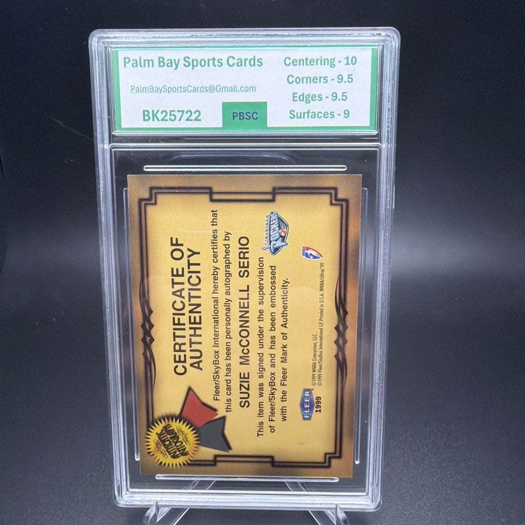1999 Ultra WNBA Fresh Ink Suzie McConnell-Serio /400 Auto PBSC 9.5 — photo 2 of 2